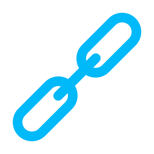 Linksymbol as rendered by emojidex