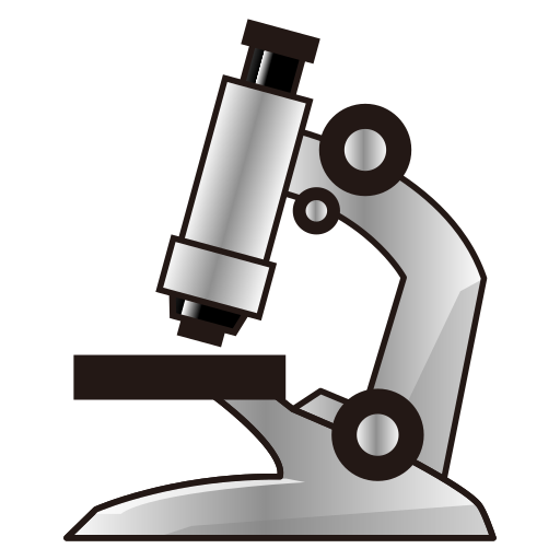 microscope as rendered by emojidex
