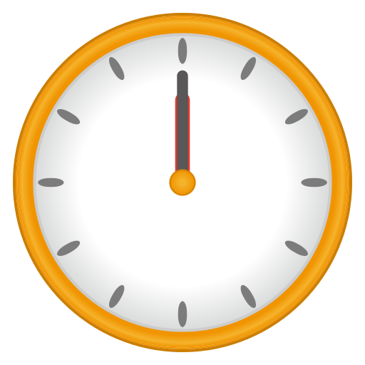 twelve o’clock as rendered by emojidex