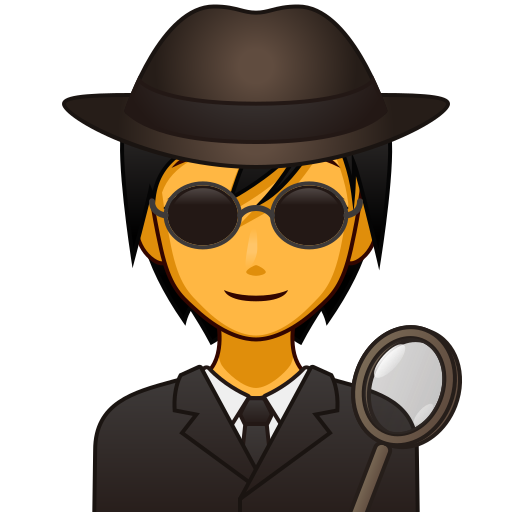 detective as rendered by emojidex