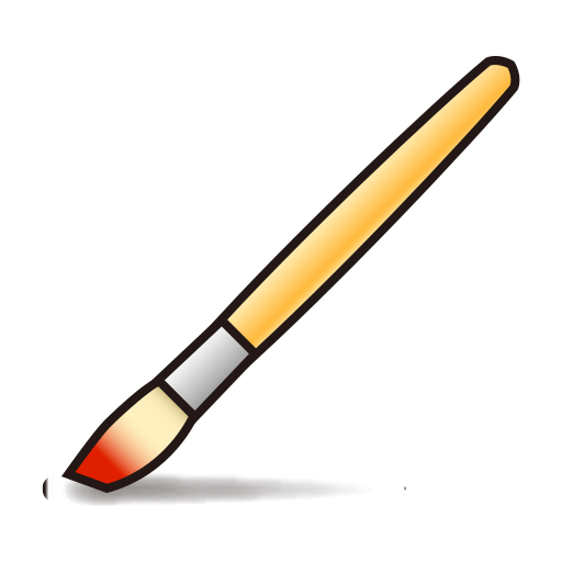 paintbrush as rendered by emojidex