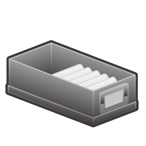 card file box as rendered by emojidex