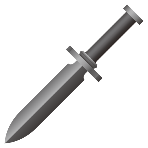 dagger as rendered by emojidex