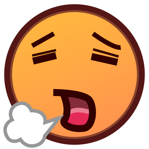 ほっとした顔 as rendered by emojidex