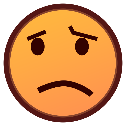 faccina confusa as rendered by emojidex