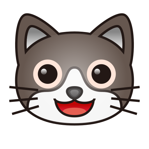 gatto che sorride as rendered by emojidex