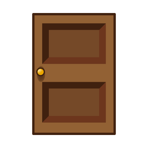 door as rendered by emojidex