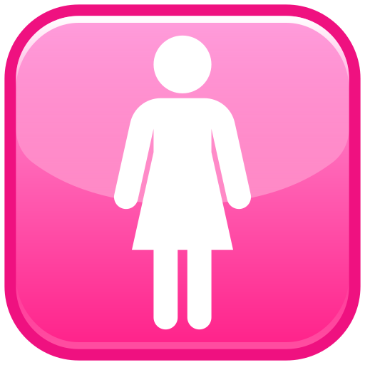 women’s room as rendered by emojidex