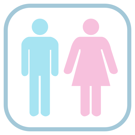 restroom as rendered by emojidex