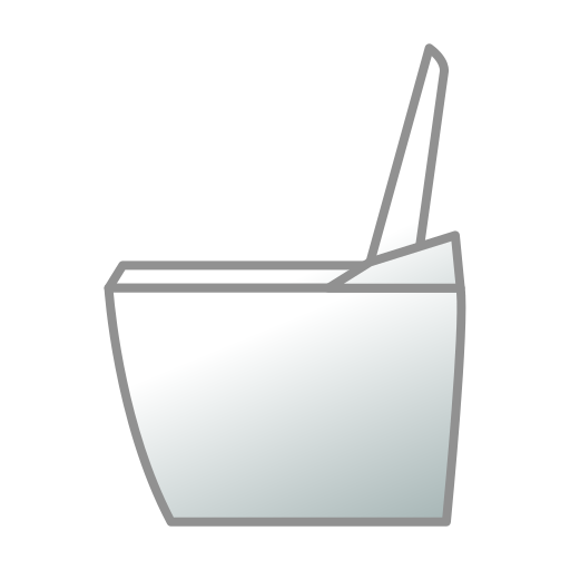 toilet as rendered by emojidex
