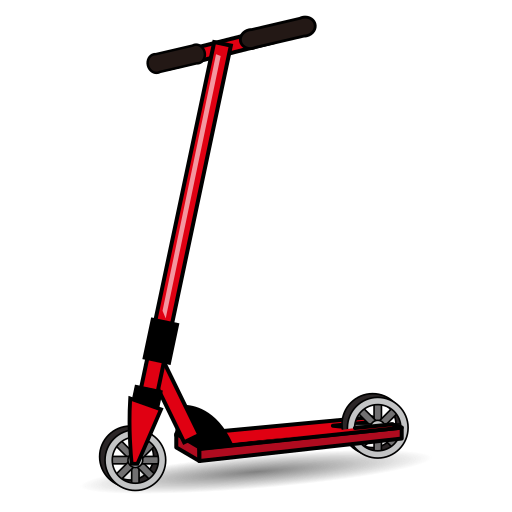 kick scooter as rendered by emojidex