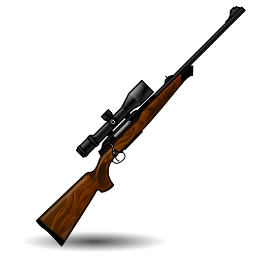 Rifle as rendered by emojidex