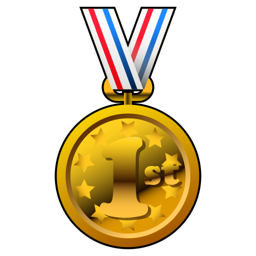 1st place medal as rendered by emojidex