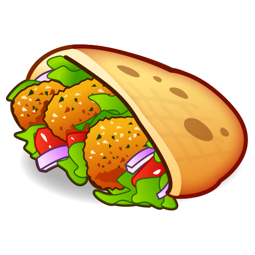 pita farcita as rendered by emojidex