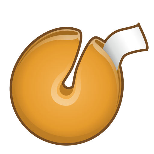 Glückskeks as rendered by emojidex