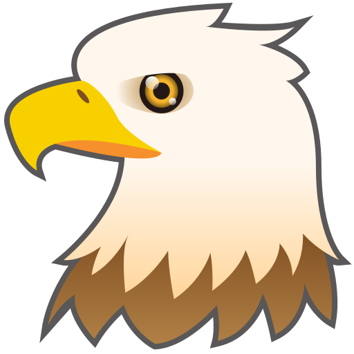 eagle as rendered by emojidex