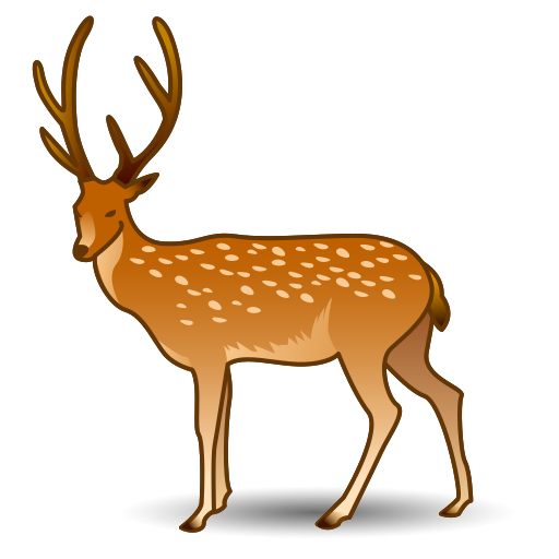deer as rendered by emojidex