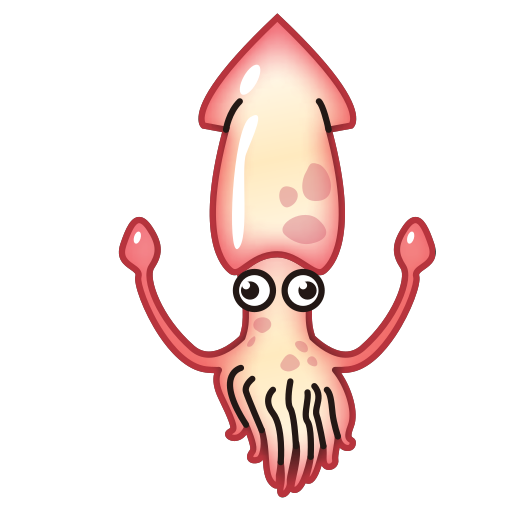 squid as rendered by emojidex
