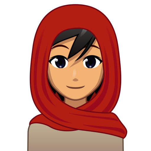 Woman with Headscarf: Medium Skin Tone, the design in this release