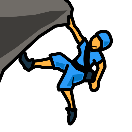 person climbing as rendered by emojidex