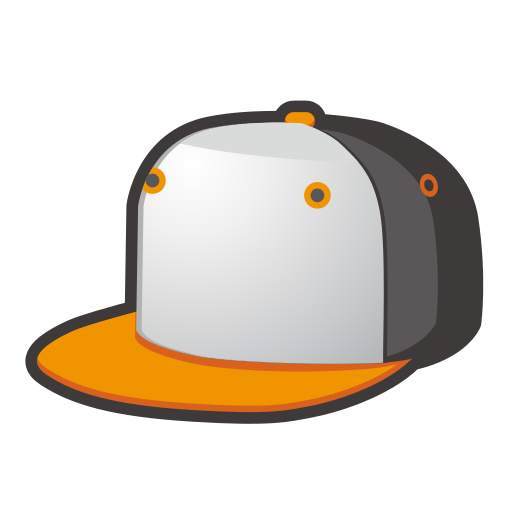 cappello con visiera as rendered by emojidex