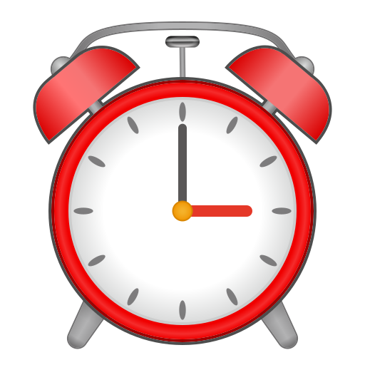 alarm clock as rendered by emojidex