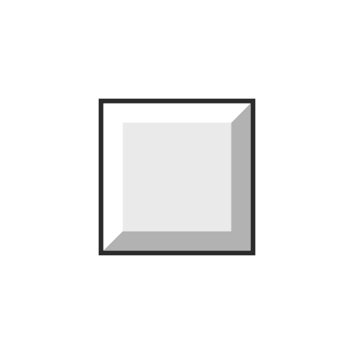 kleines weißes Quadrat as rendered by emojidex