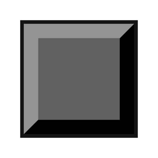 black medium square as rendered by emojidex