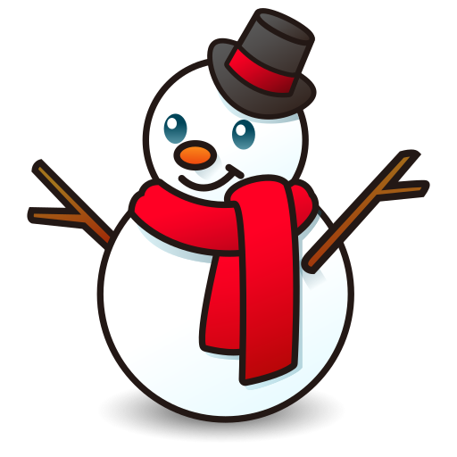 snowman as rendered by emojidex