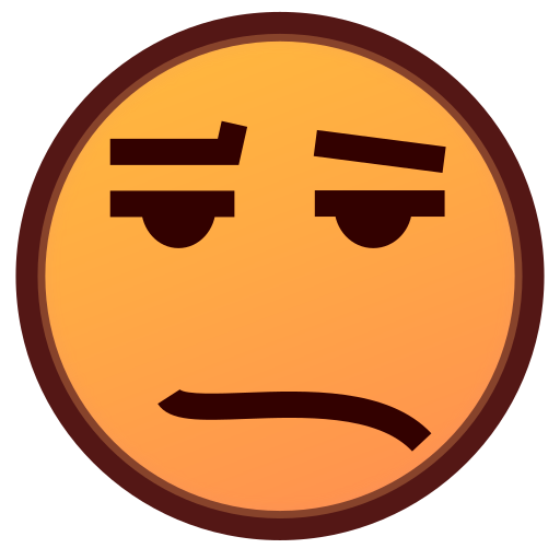 düsteres Gesicht as rendered by emojidex