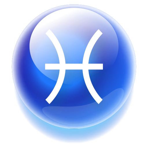 Segno zodiacale dei Pesci as rendered by emojidex