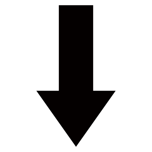 freccia rivolta verso il basso as rendered by emojidex