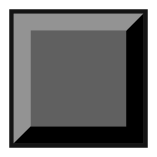 black large square as rendered by emojidex