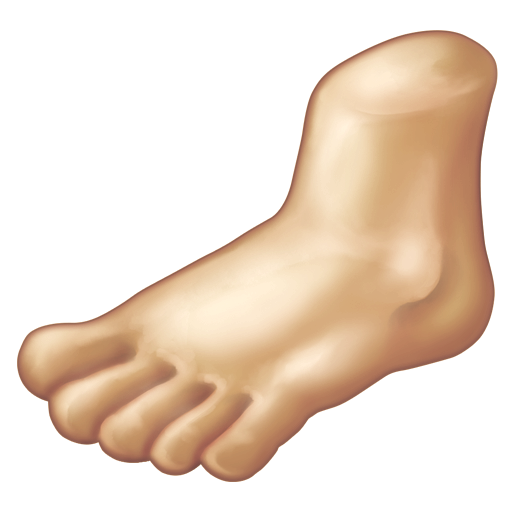 Foot: Medium-Light Skin Tone, the design in this release
