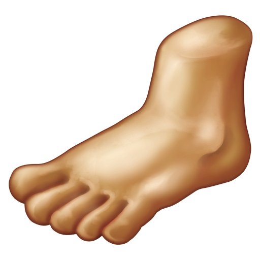 Foot: Medium Skin Tone, the design in this release