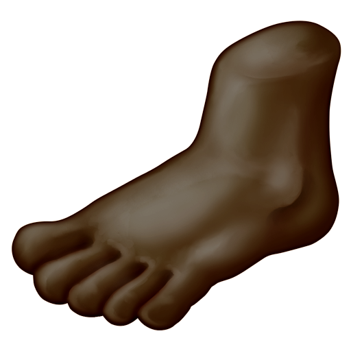 Foot: Dark Skin Tone, the design in this release