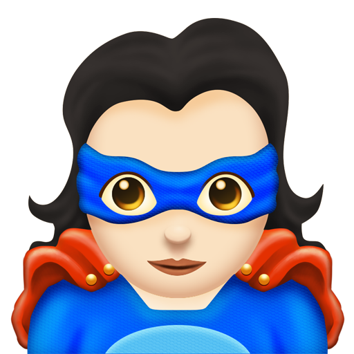 Woman Superhero: Light Skin Tone, the design in this release