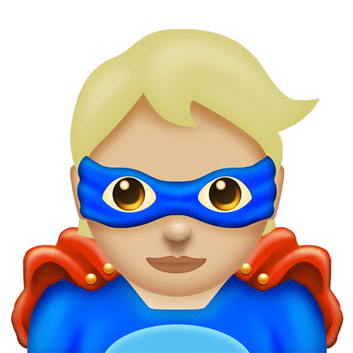 Superhero: Medium-Light Skin Tone, the design in this release