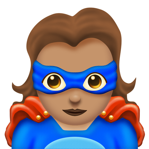 Woman Superhero: Medium Skin Tone, the design in this release
