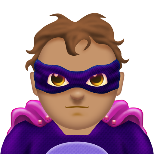 Man Supervillain: Medium Skin Tone, the design in this release