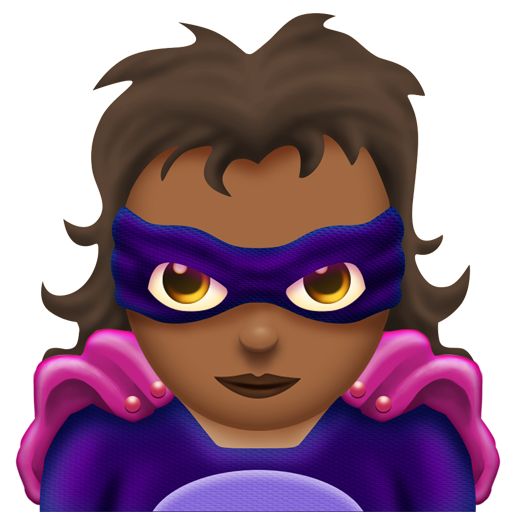 Woman Supervillain: Medium-Dark Skin Tone, the design in this release