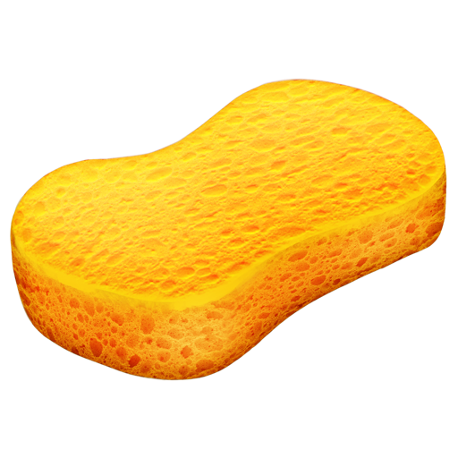 Sponge as drawn by Emojipedia in 11.0
