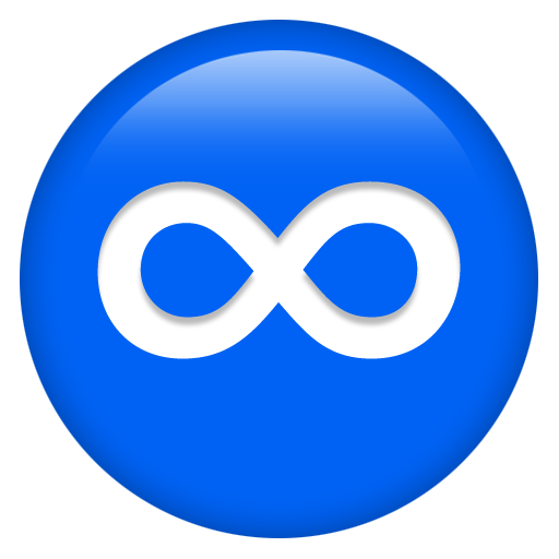 Infinity as drawn by Emojipedia in 11.0