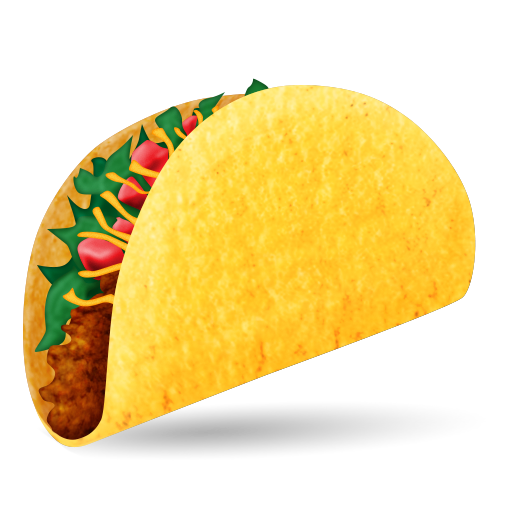 taco as rendered by Emojipedia