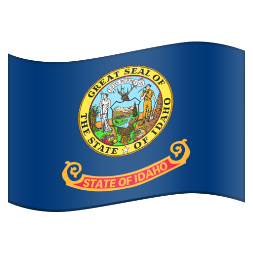 Flag for Idaho (US-ID) as rendered by Emojipedia
