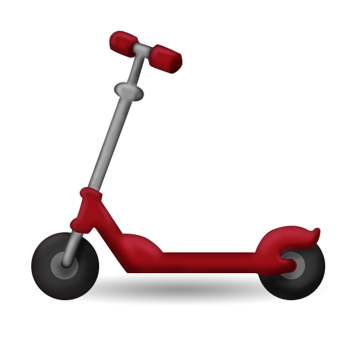 kick scooter as rendered by Emojipedia