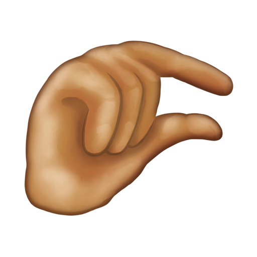 Pinching Hand: Medium Skin Tone, the design in this release
