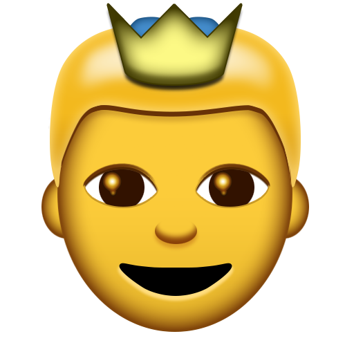 prince as rendered by Emojipedia