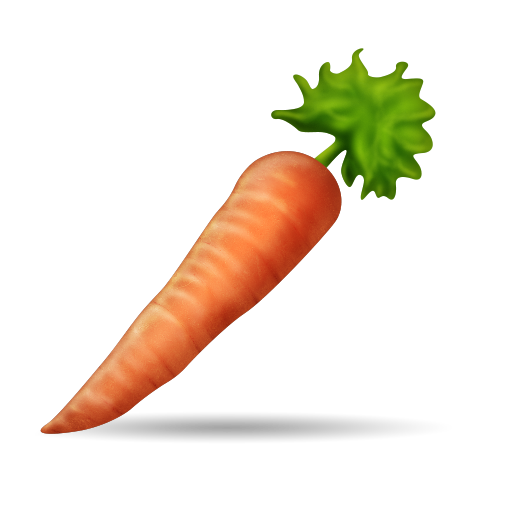 carota as rendered by Emojipedia