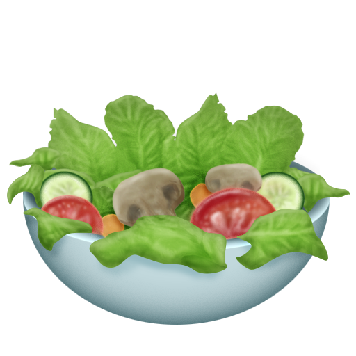 green salad as rendered by Emojipedia